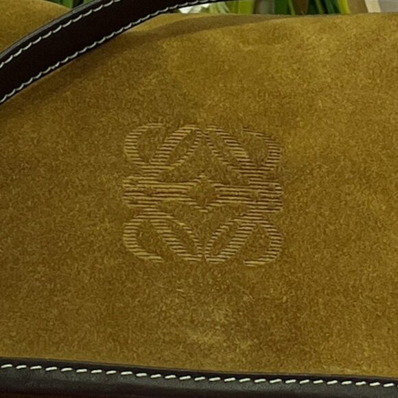 Loewe Olive and Black Crossbody Bag - Picture 2 of 15